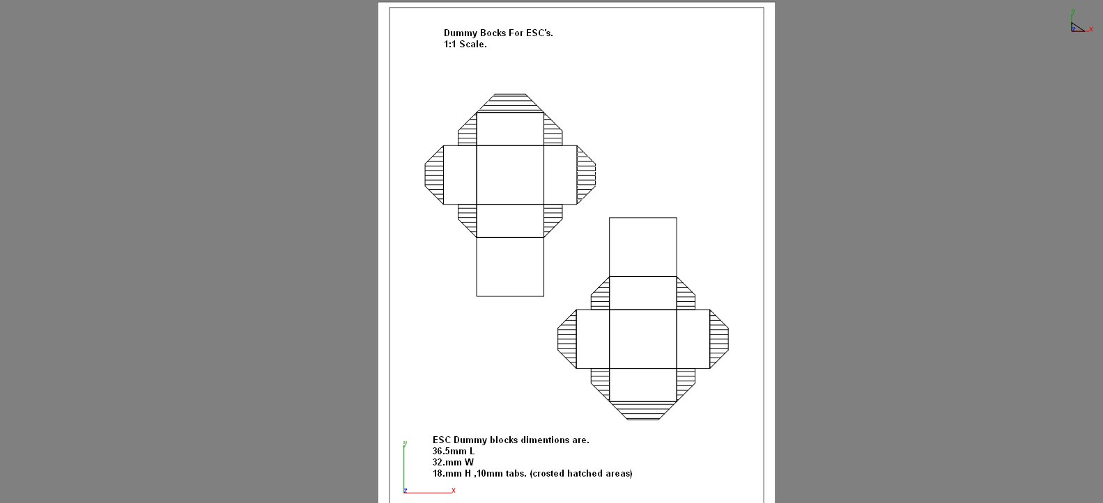 DXF 5000毫安时锂聚合物电池假块。