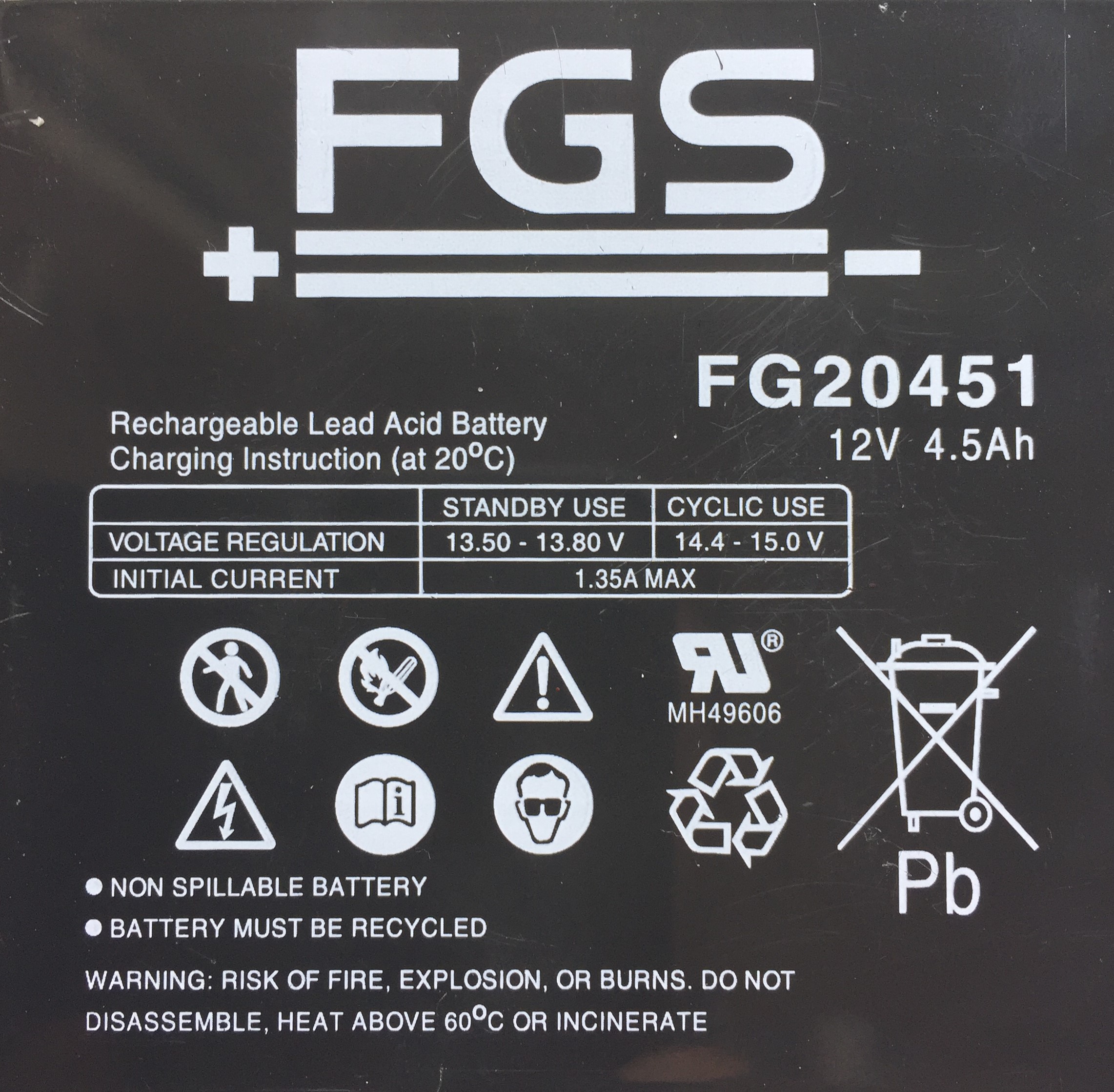 FG20451 铅酸电池