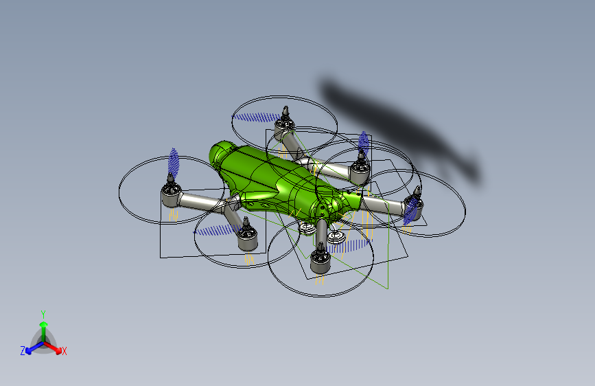FPV 3D可打印无地效原型