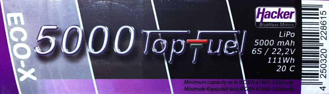 LiPo 电池黑客 ECO-X 6S 5000mAh