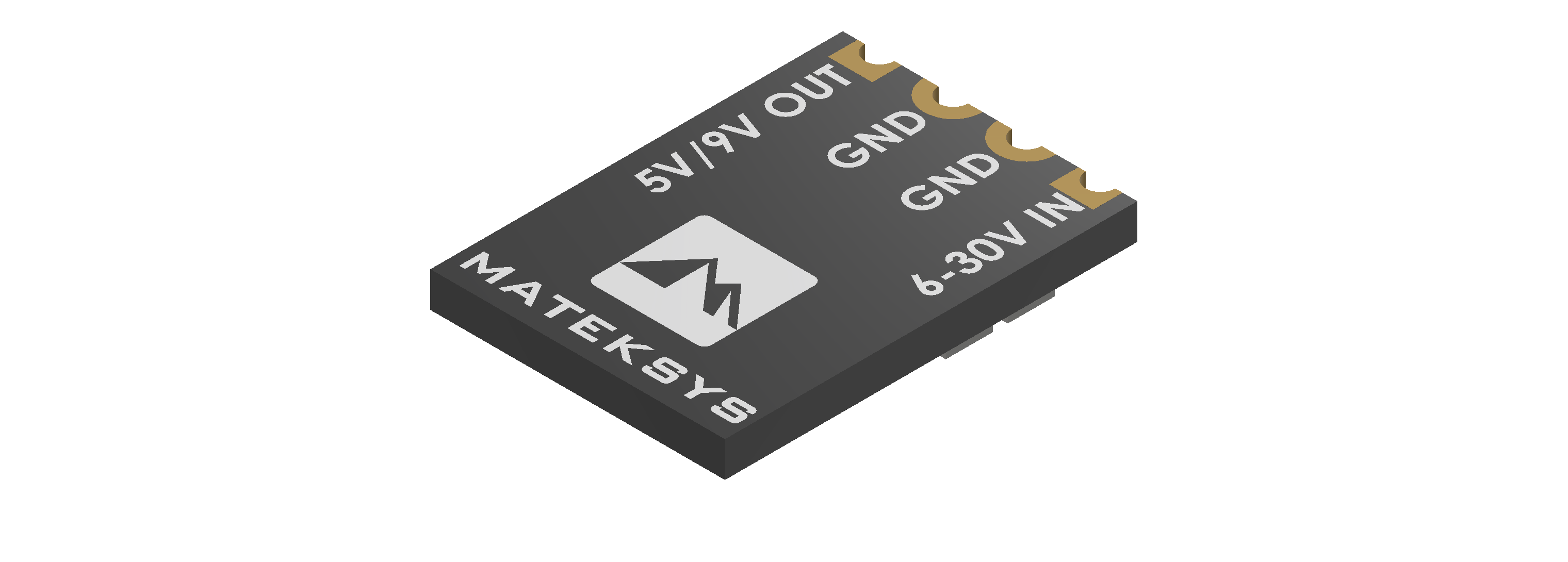 Matek 系统微型 BEC 6-30V 转 5V_9V-可调 (MBEC6S)