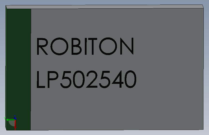 Robiton LP502540 450毫安时锂聚合物电池