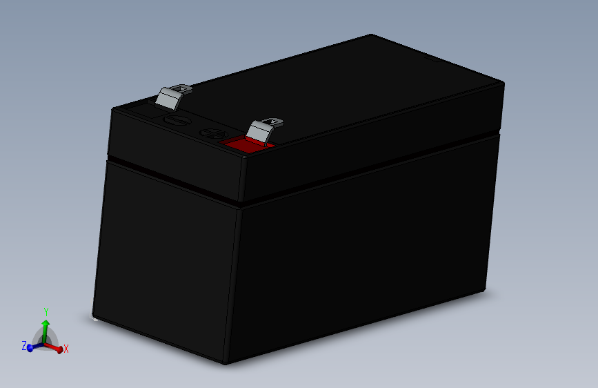 Sealed lead acid accumulator 12V 1.3Ah