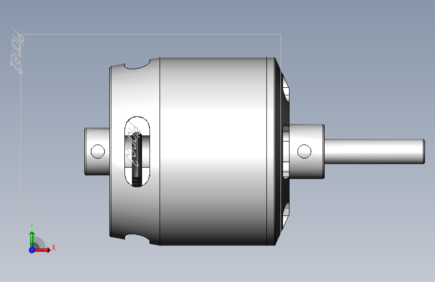 Turnigy D3542_6 1000KV 无刷外转子电机 正面视图