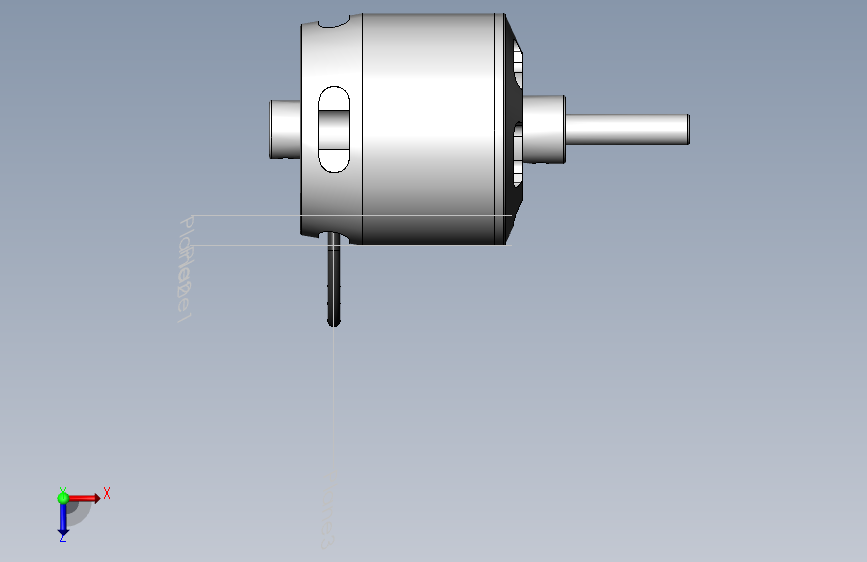 Turnigy D3542_6 1000KV 无刷外转子电机 俯视图