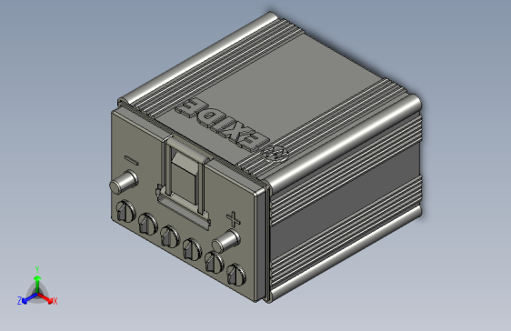 埃克西德电池3D模型