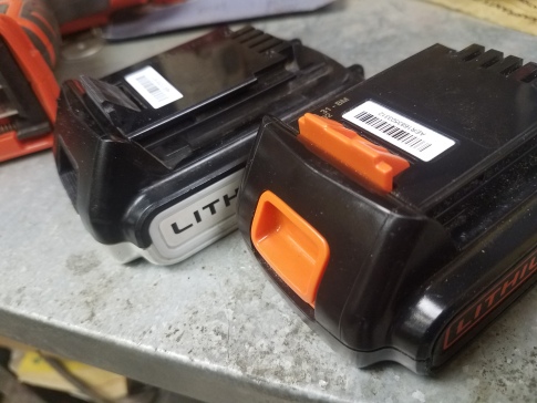 百得 20V 电池锁
