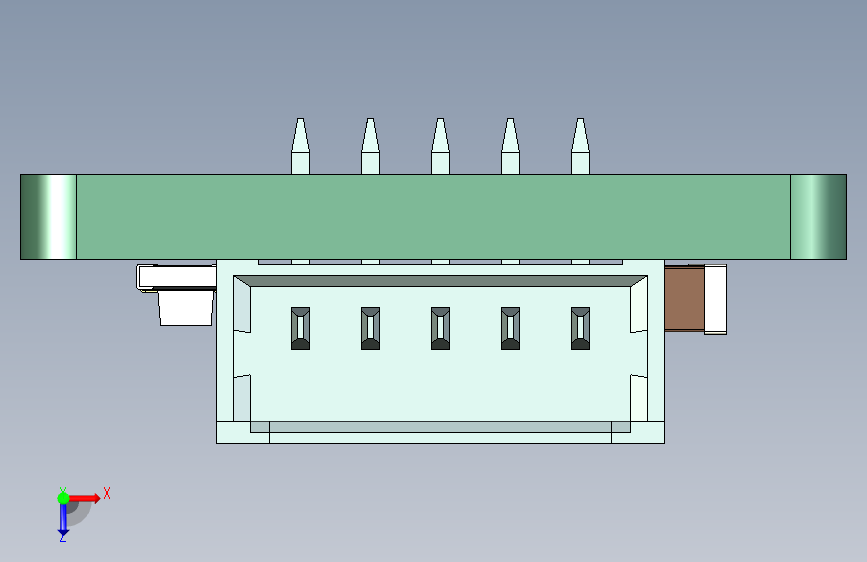 I2C 无人机磁力计使用IIS2MDC IC 俯视图