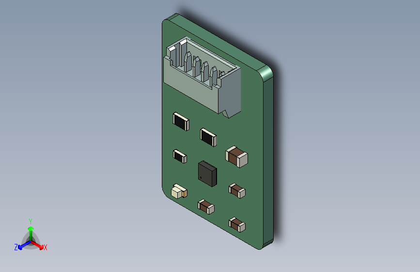 I2C 无人机磁力计使用IIS2MDC IC 主视图