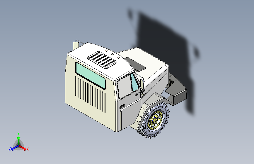 ZIL-131苏联6×6载重卡车简易模型