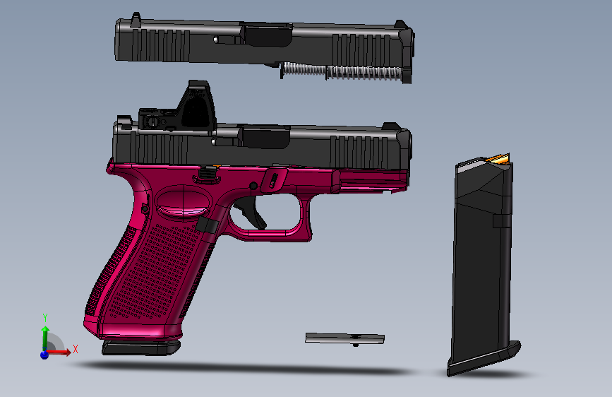 G17 GEN5 MOS 建模模型