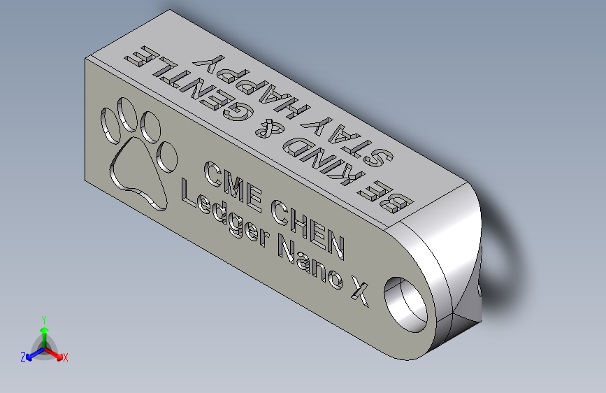 Ledger Nano X 保护套带雕刻