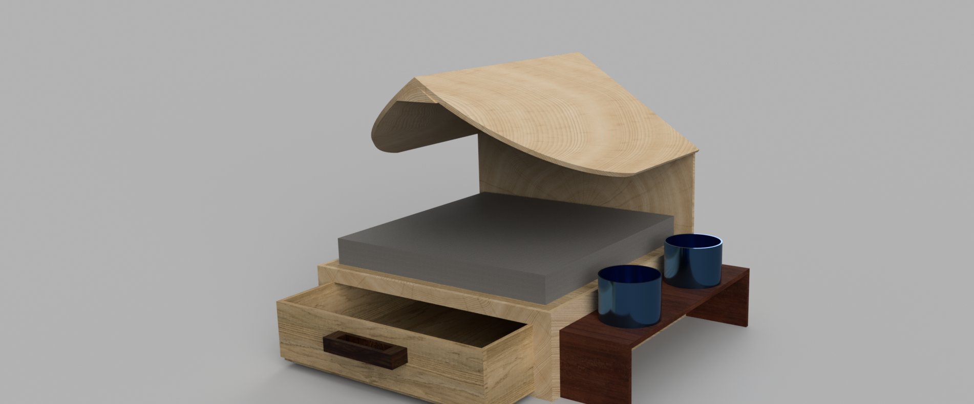 木制狗屋(室内)