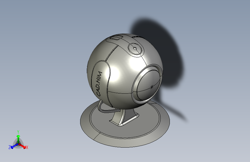 Solidworks+2016中的安全摄像头=起重机吊钩卷扬机