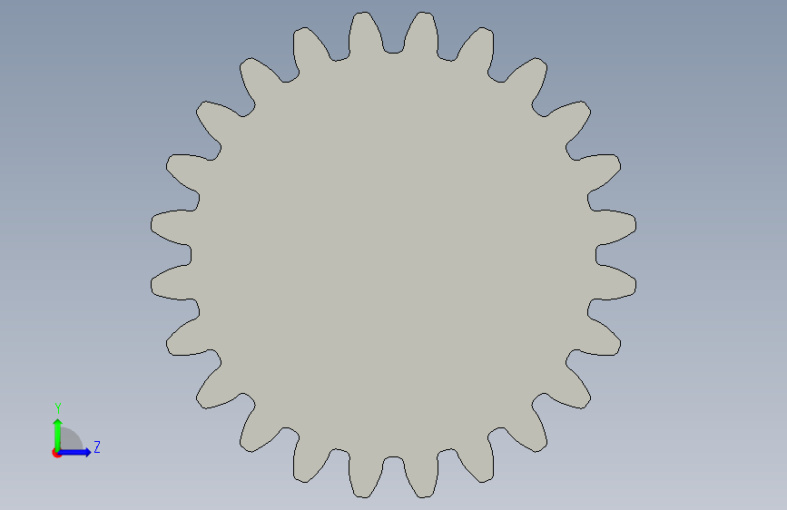 spur+gear:直齿轮+(17) 左侧视图