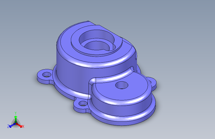 Studycadcam+3D+CAD+练习+499_+齿轮箱盖_+Autodesk+Inventor+Pro