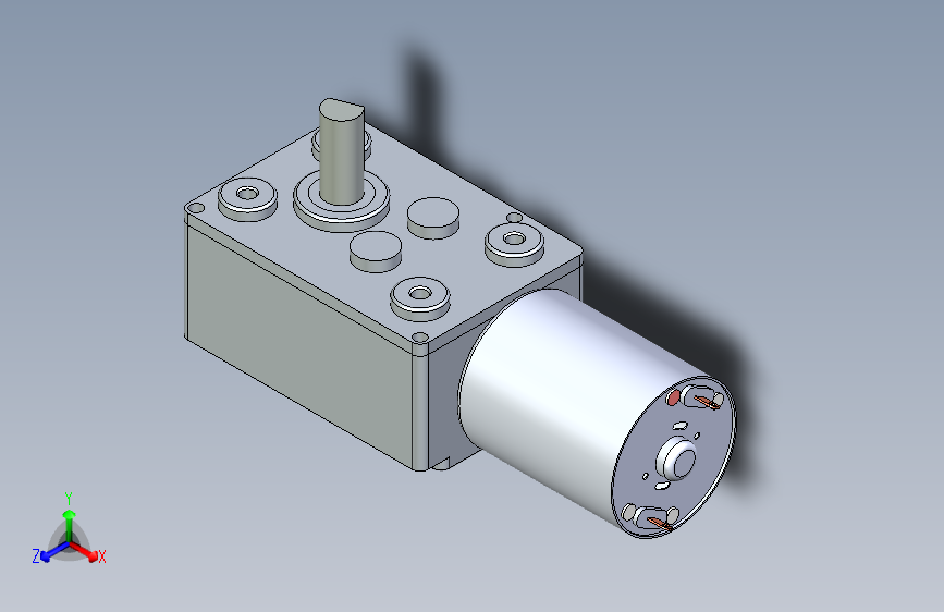 TS-32GZ370-5300，带齿轮直流电机，6V，1转_分钟，37.5+kg.cm