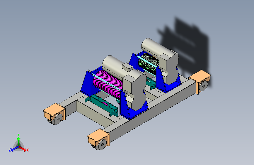 桥式起重机小车（15+吨+5+吨）=起重机吊钩卷扬机