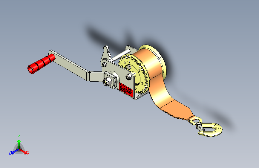 手动拖车+c_+阻车器+c_+270Kg+带带子+-+Lee+Tools=起重机吊钩卷扬机