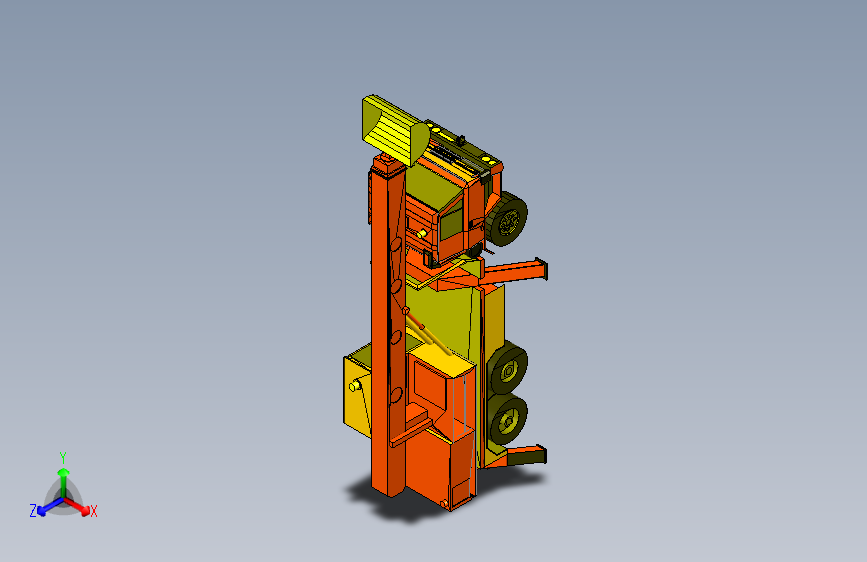 塔特拉815起重机+Sketchup到SW教程=起重机吊钩卷扬机