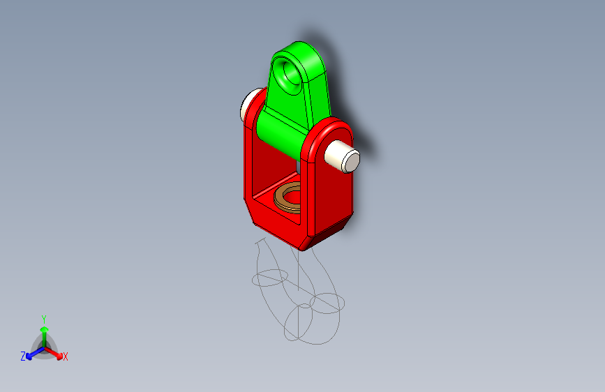 用其叉子锻造的钩子。=起重机吊钩卷扬机