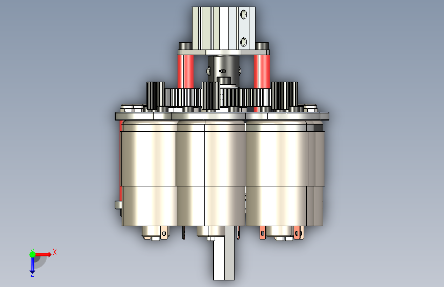 2速翻转4+775+Pro+Gearbox 俯视图