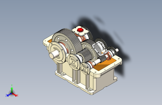 2级展开的减震器+(double+speed+gearbox)