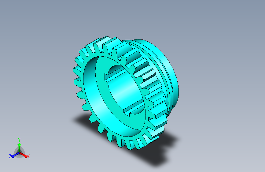 3D+CAD+基础练习_齿轮_齿形_+Autodesk+Inventor+Pro