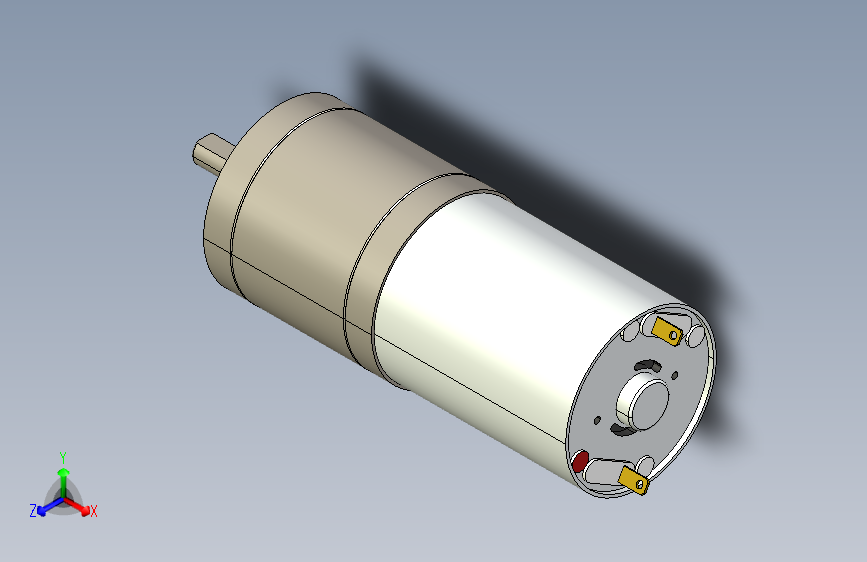 25GA370+6V+21RPM+(226_1)+齿轮马达