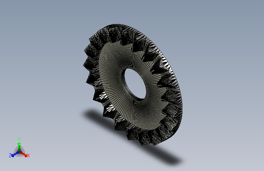 Crown+Gear+模数+2+齿数+21，小齿轮+模数+2+齿数+20