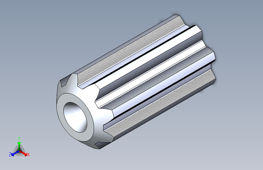 DIN+5480+轴和轮毂+W+8+-0.8