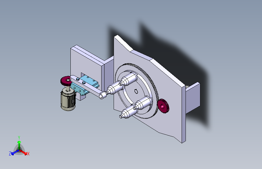 DMU+序列机构齿轮和齿条机构