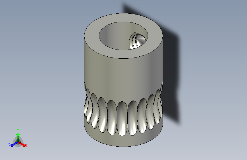 e3d+铣削齿轮+5mm+内径+带+8mm+外径+定位螺钉。