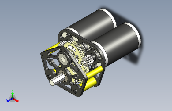 FRC+两速变速箱带同步器