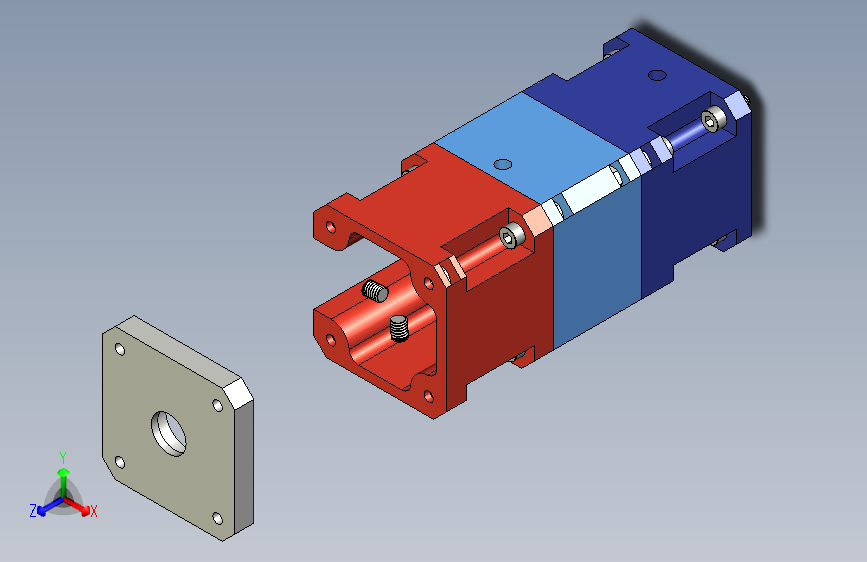 NEMA+17电机+3D可打印行星减速器