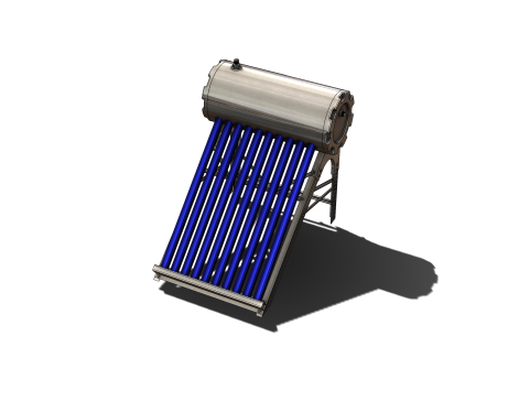 太阳能热水器简易模型   IGS格式