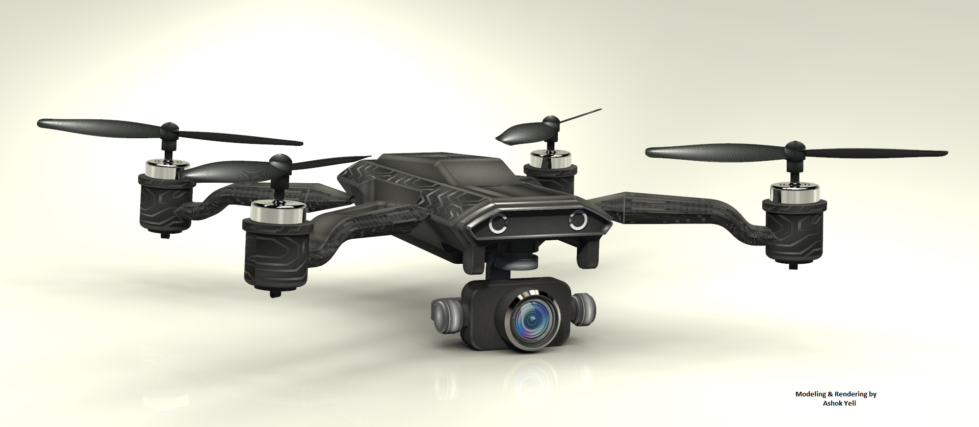 相机无人机造型 STP格式