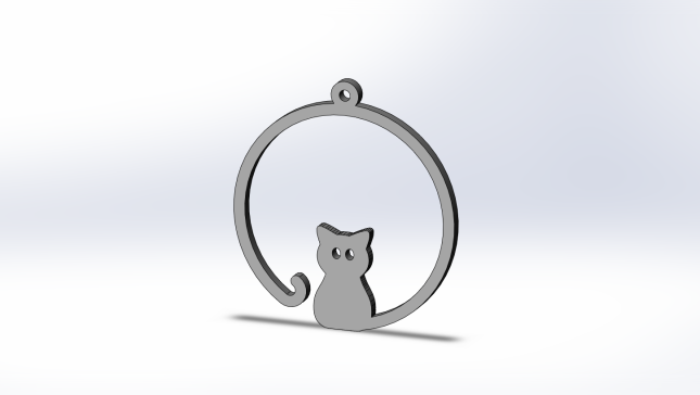 猫耳环可打印