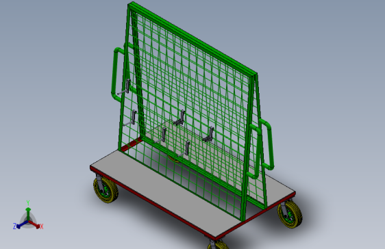 SW2009 绘画手推车