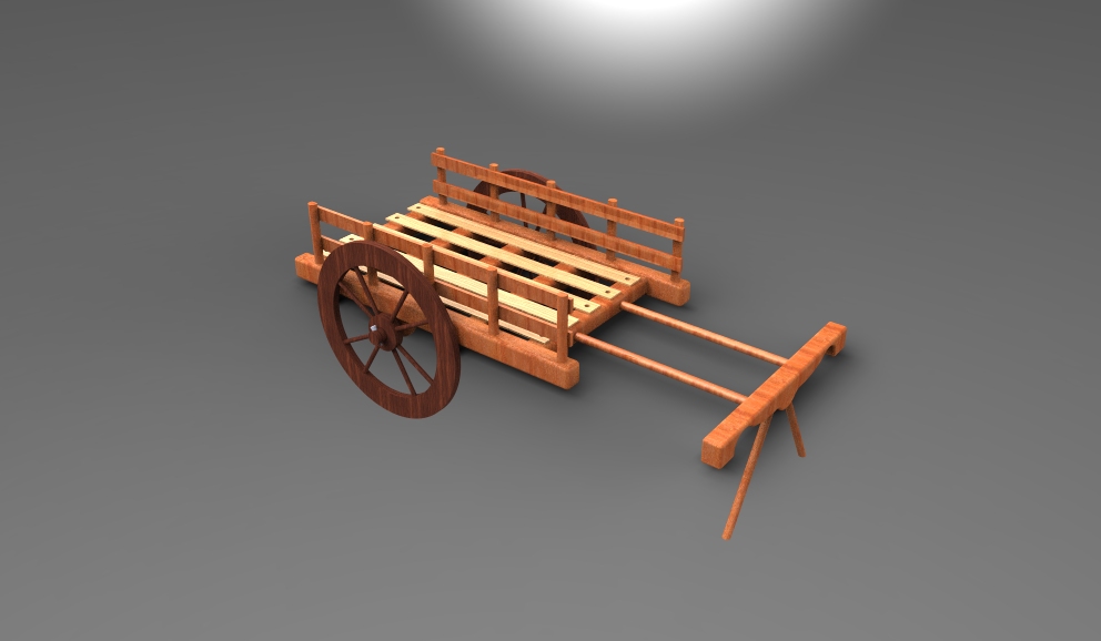 木制牛车