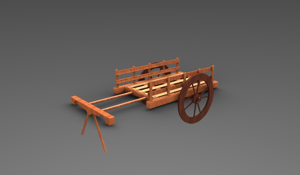 木制牛车