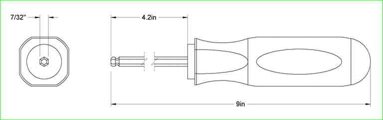 7_32_ 球形头六角螺丝刀