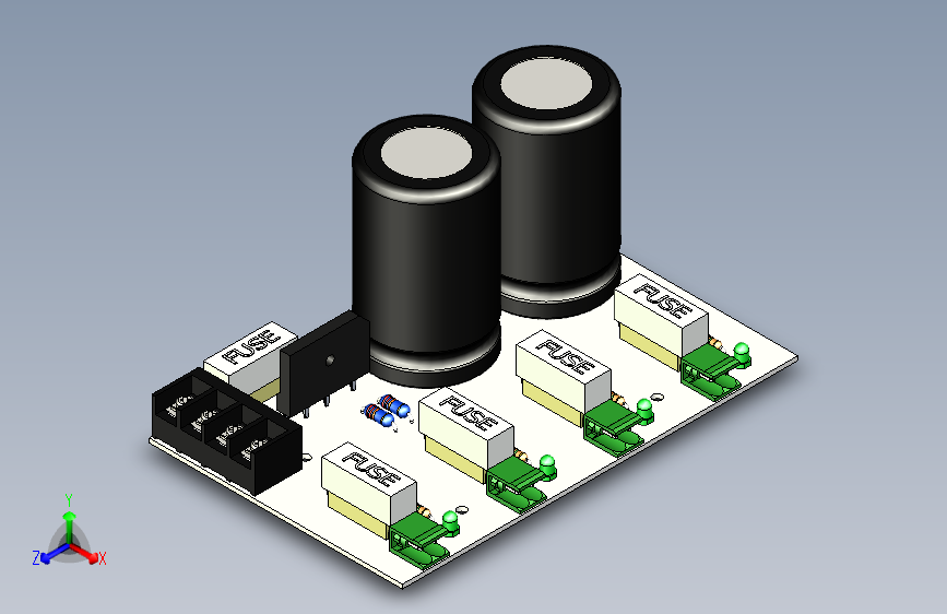 CNC PDB - CNC 机床配电板 主视图