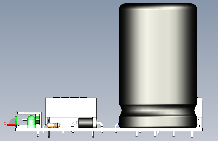 CNC PDB - CNC 机床配电板 背面视图