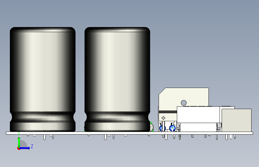 CNC PDB - CNC 机床配电板 左侧视图