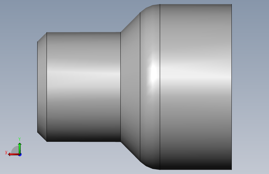 CNC 车床编程 1 背面视图