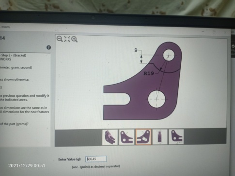CSWA 认证 SOLIDWORKS 助理真实考试建模题用于练习