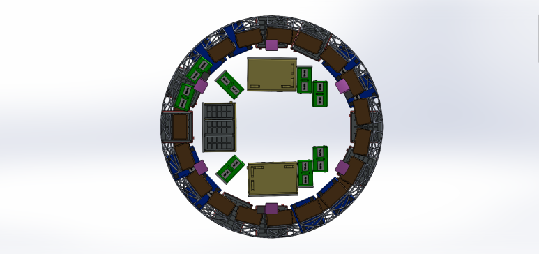 NASA挑战赛：月球门户货物包装和存储 - “OC”中心滚动存储