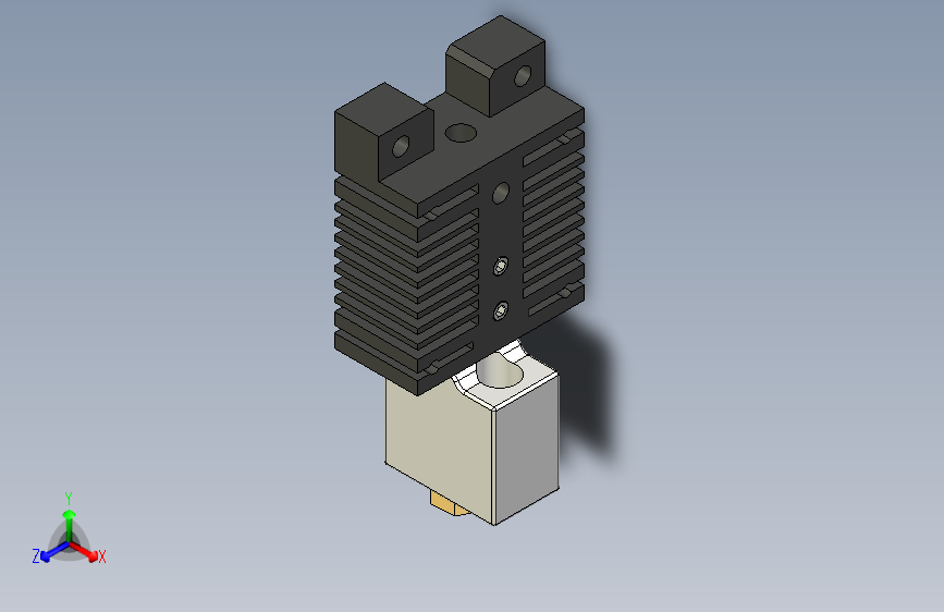 Kobra 2 用于热端的双金属 3D模型