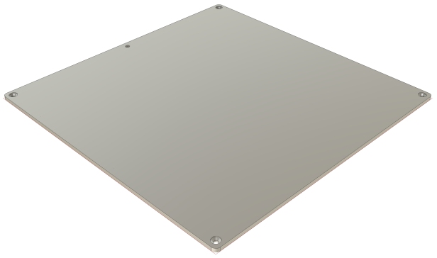 加热床 220x220x3mm MK3 铝制